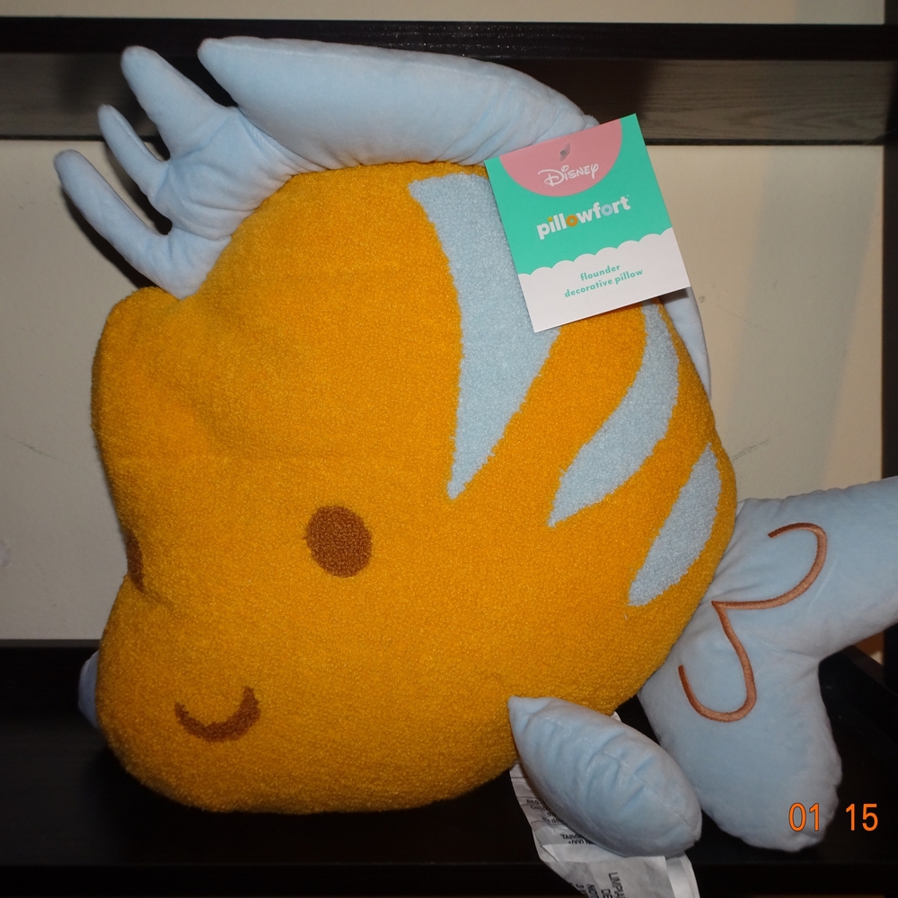 Disney Flounder Plush Pillow